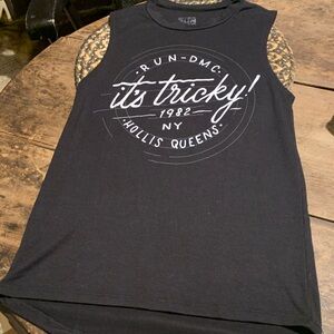 Like New Run DMC “It’s Tricky” Black Graphic Tank Top - 80’s!!